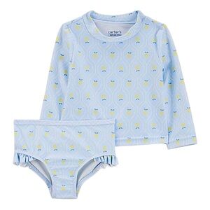 Light Blue Lemon Kids Swim Set